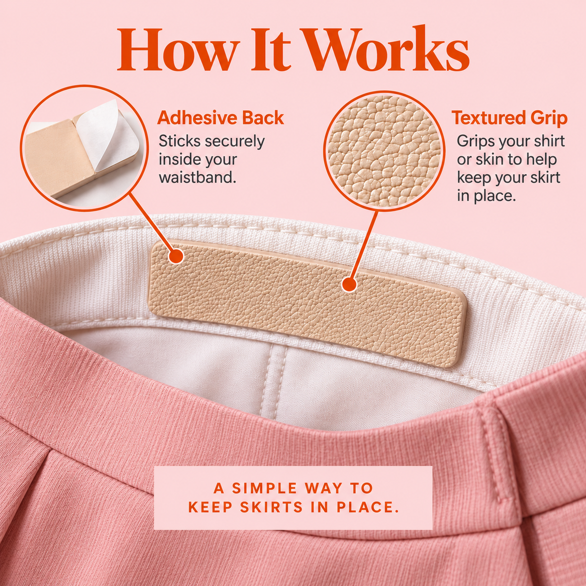 Skirt Stays – 6 Grips