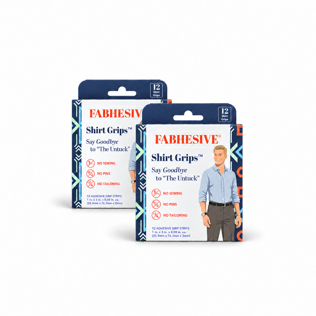 Men’s Shirt Grips™ 2-Pack (24 Grips)