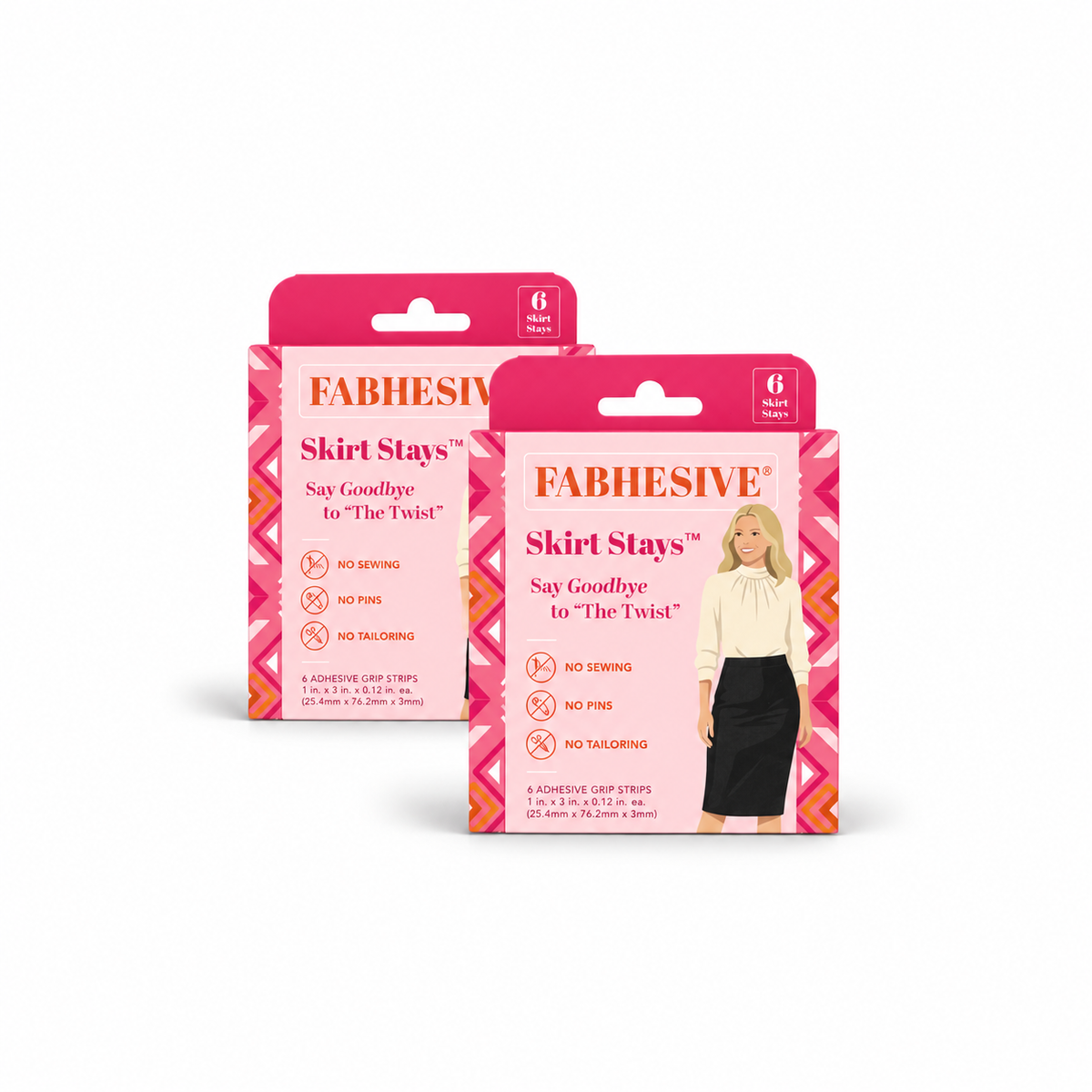 Skirt Stays™ 2-Pack (12 Grips)