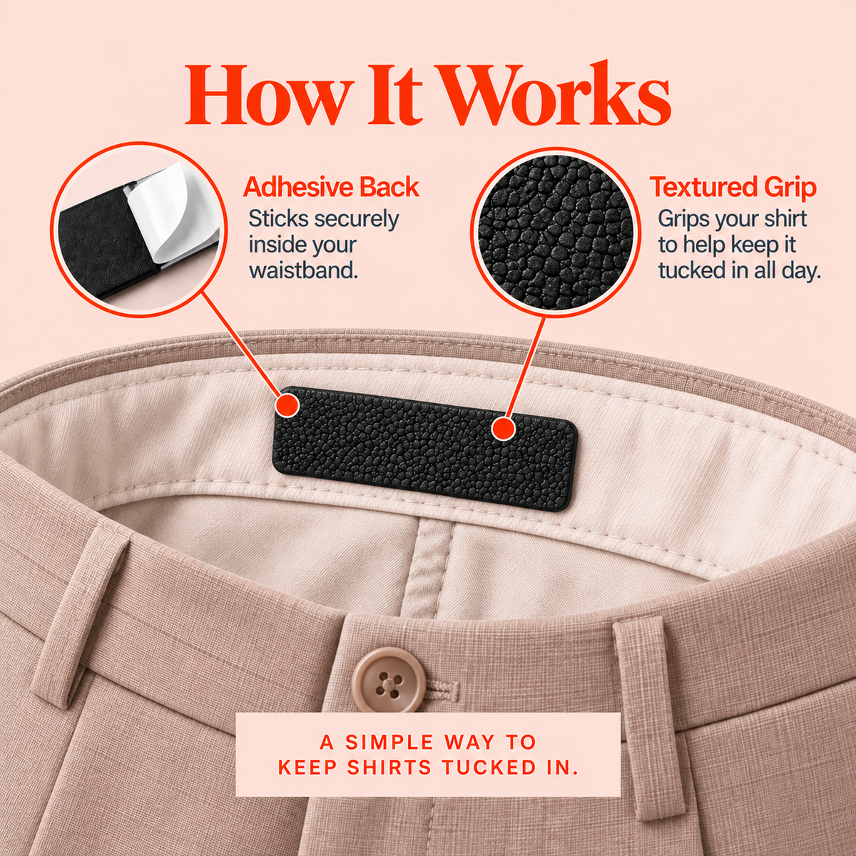 Women’s Shirt Grips – 12 Grips